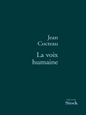 cover image of La voix humaine